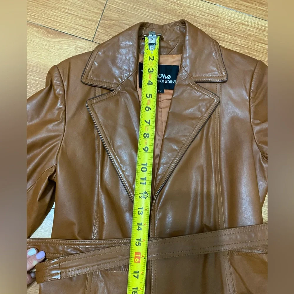 Stunning Leather jacket by Wilsons Suede & Leather in size 10 - Picture 10 of 11